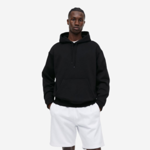 Hoodie Relaxed Fit Noir