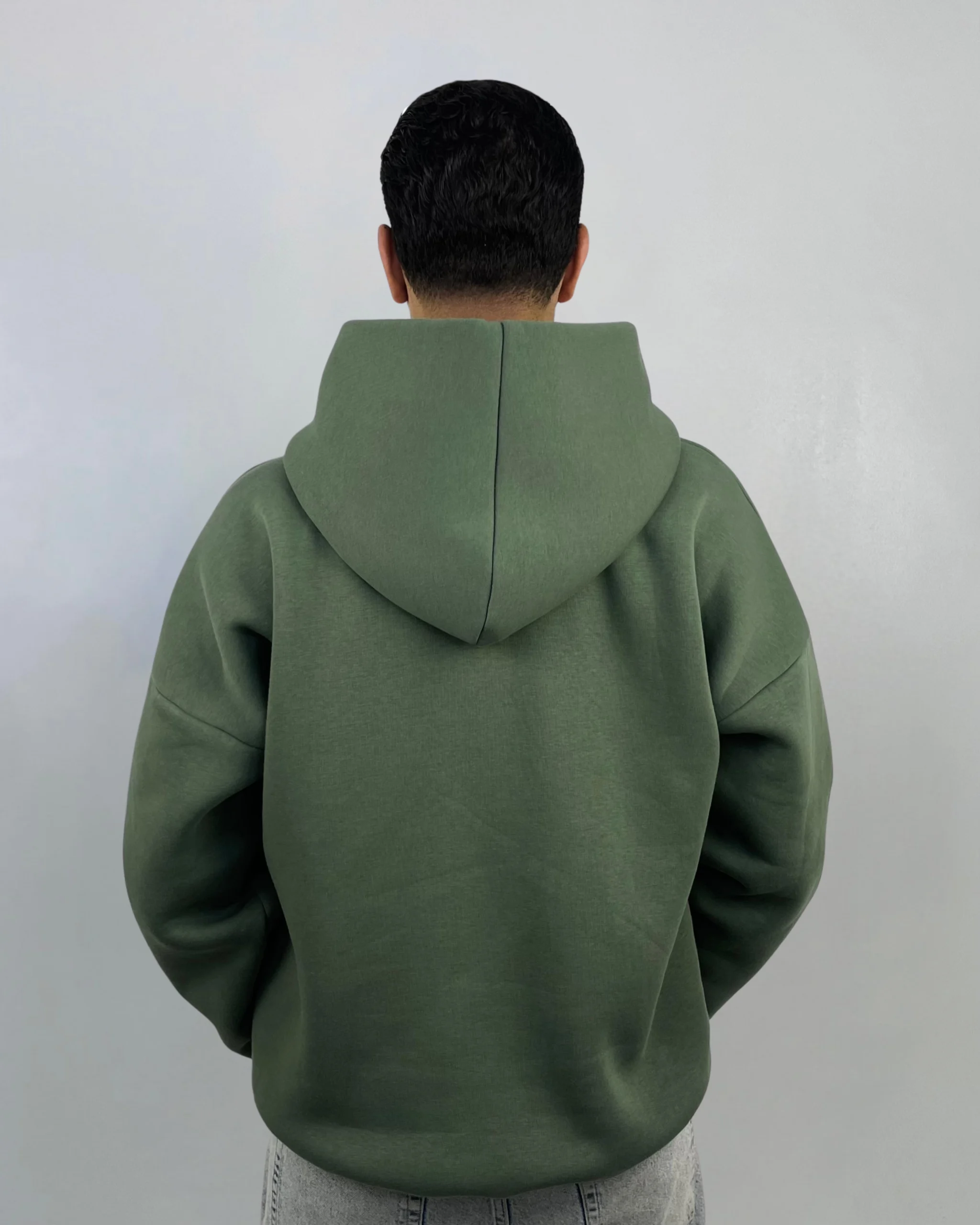 Hoodie Oversize Trico – Patch Amazigh Yaz ⵣ (Vert) – Image 3