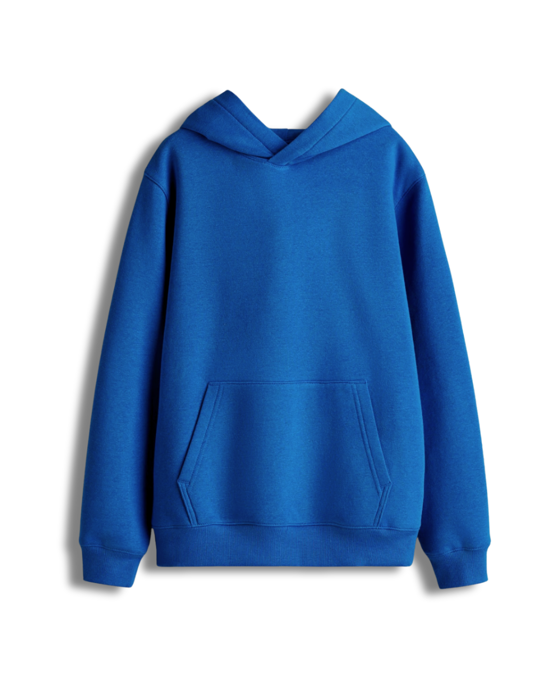 Hoodie Oversize Basic – Bleu roi