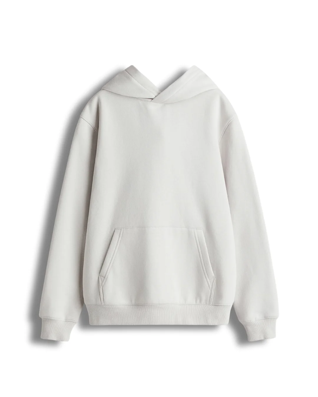 Hoodie Oversize Basic – Blanc