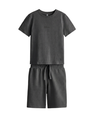 The Relaxed Tee & Short - Graphite