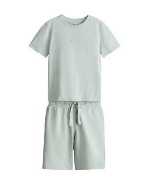 The Relaxed Tee & Short – Ensemble Premium 310Gsm Subtle Green