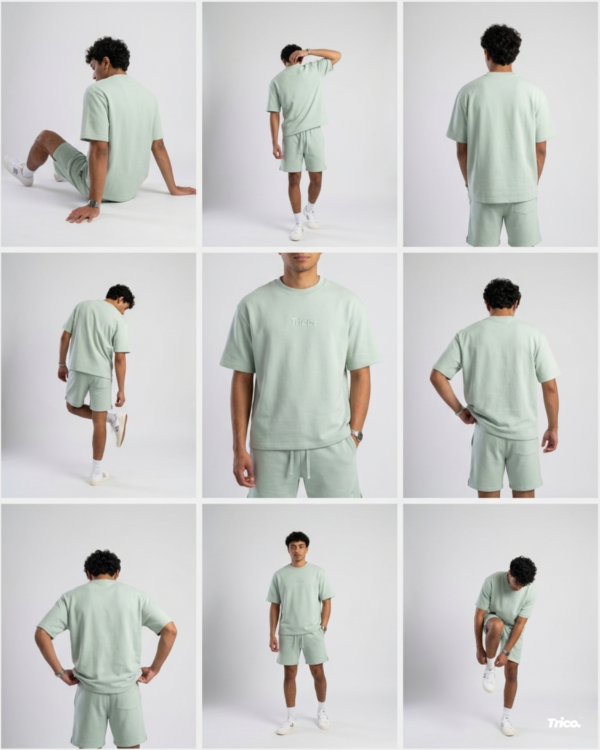 The Relaxed Fit Subtle Green style — Trico Maroc